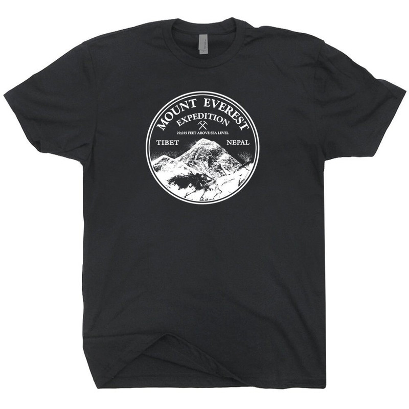 Mount Everest T Shirt Mountain Climbing Tee Rock Climbing Glacier National Park Tee Mount Rainier Zion Rocky Mountain Arches Graphic - 2.jpg