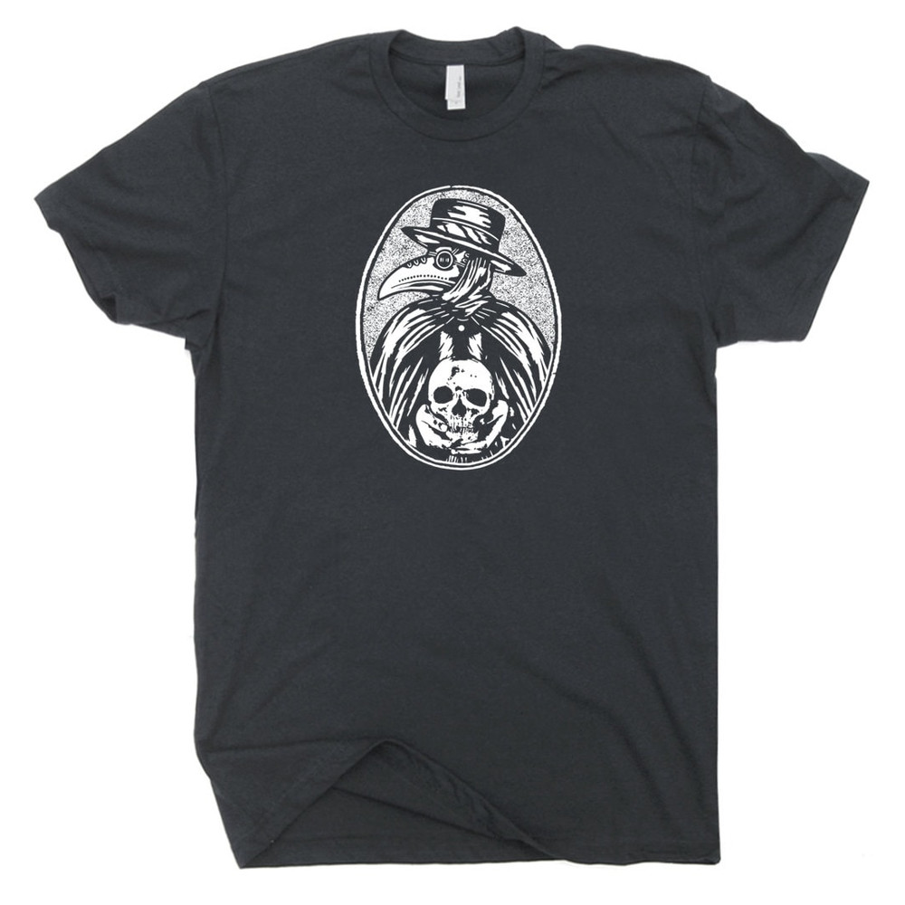 Plague Doctor T Shirt Medicine Shirt Death Shirt Occult Shirt Dark Humor Tee for Women Men Plague Mask Skull Graphic Shirt Steam Punk Shirt - 2.jpg