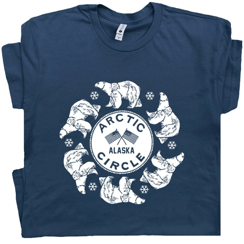 Polar Bear Shirt Vintage Alaska T Shirt Arctic Circle Mount Everest National Park Shirts Mountain Rock Climbing Tee Glacier Acadia Retro Tee - 1.jpg