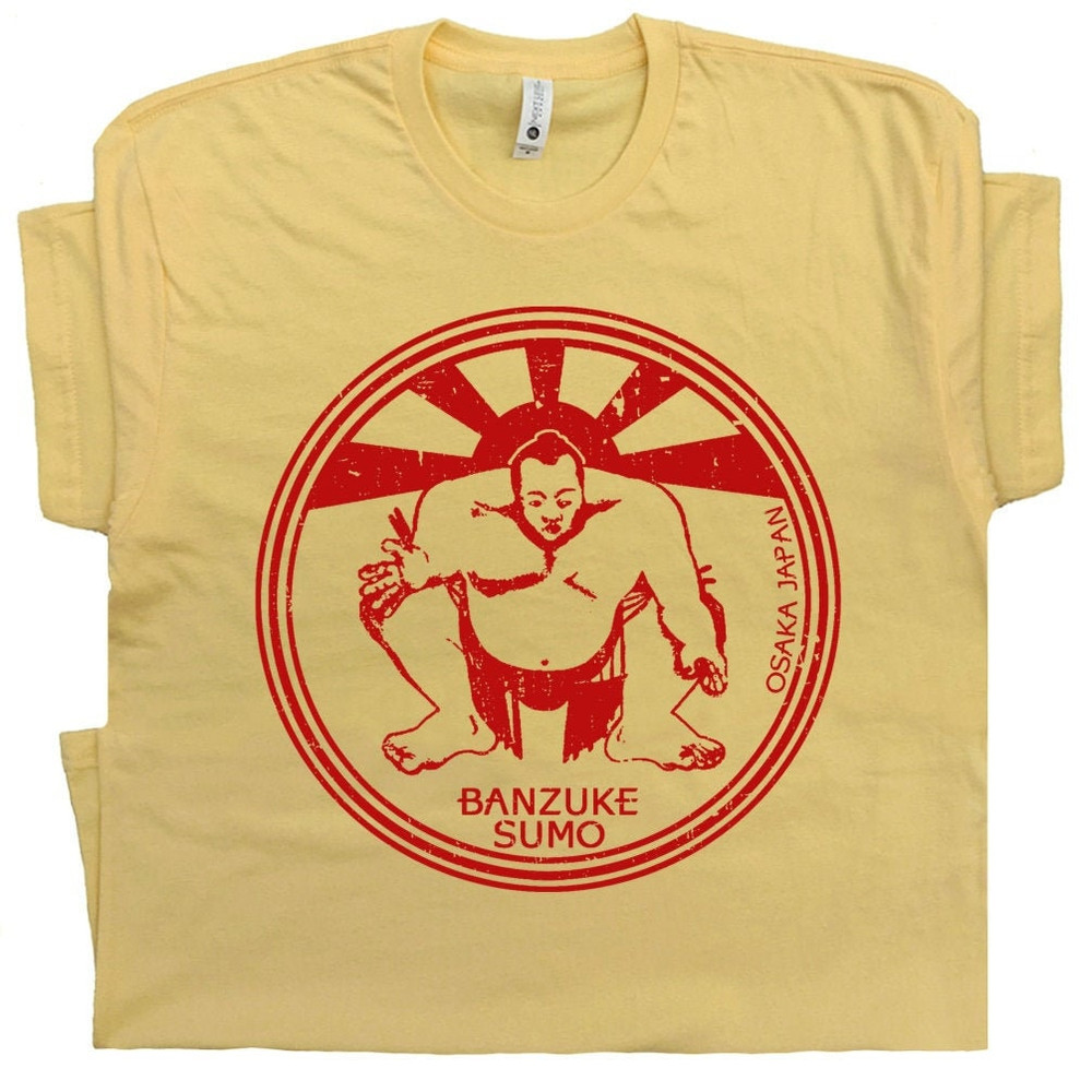 Sumo Wrestling T Shirt Sumo Shirts Japan T Shirt Vintage Samurai Shirt Vintage Wrestling Shirt Japanese Fight Club Shirt Vintage Boxing Tee - 1.jpg