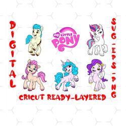 my little pony bundle svg, my little pony svg, unicorn svg