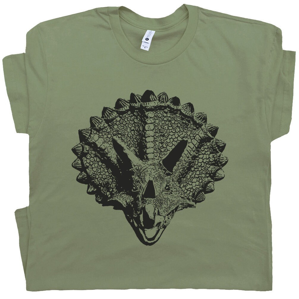 Triceratops T Shirt Cool Dinosaur T Shirt Jurassic Park Tee Dinosaur Shirt For Men Women Kids T Rex Vintage Animal Graphic T Shirts - 1.jpg