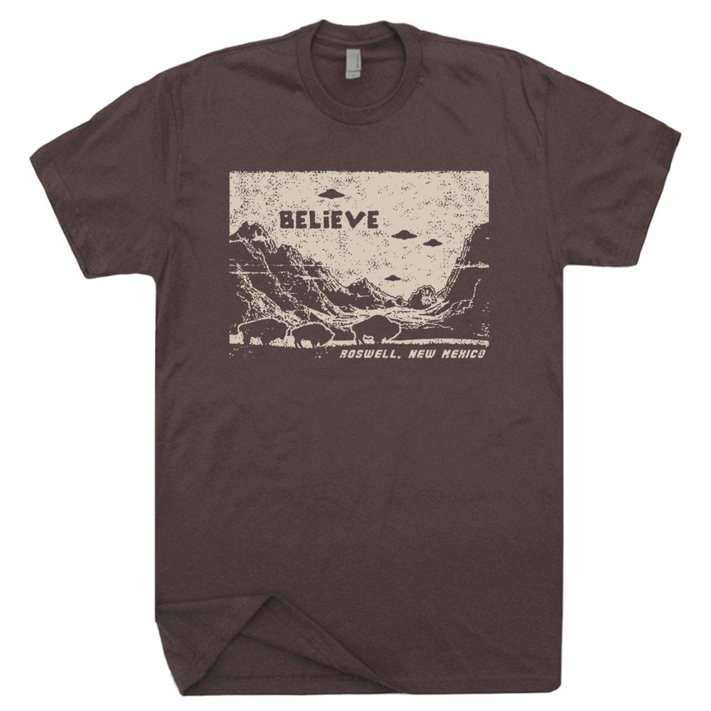 UFO T Shirt Flying Saucer T Shirt Alien T Shirt Cool Roswell New Mexico Tee X-Files Weird Science Geek Storm Area 51 Mens Womens Kids Tee - 2.jpg