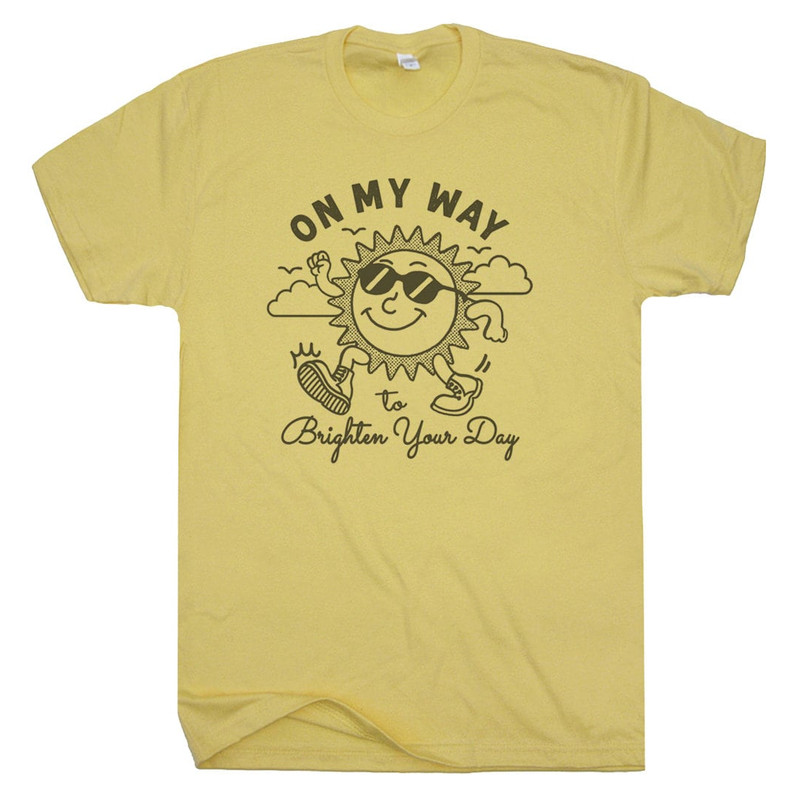 Vintage Sunshine Shirt Funny Shirts Cute Graphic Shirts for Women Men Kids Cool Shirts Original Positive Karma T Shirt Be Kind Nice Shirt - 2.jpg