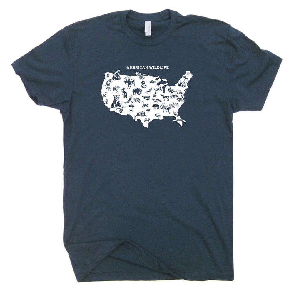 Wildlife T Shirt American Nature T Shirt Cool Animal Tee Vintage National Park Tee Cool Graphic Retro Camping For Men Women Kids - 2.jpg