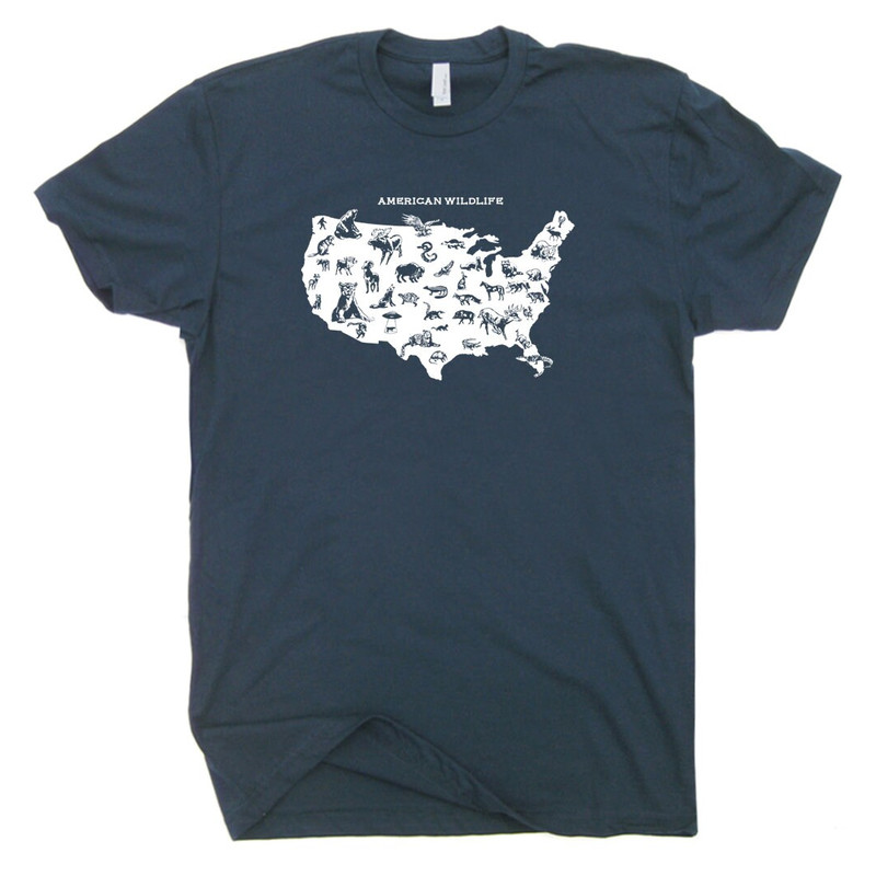Wildlife T Shirt American Nature T Shirt Cool Animal Tee Vintage National Park Tee Cool Graphic Retro Camping For Men Women Kids - 2.jpg