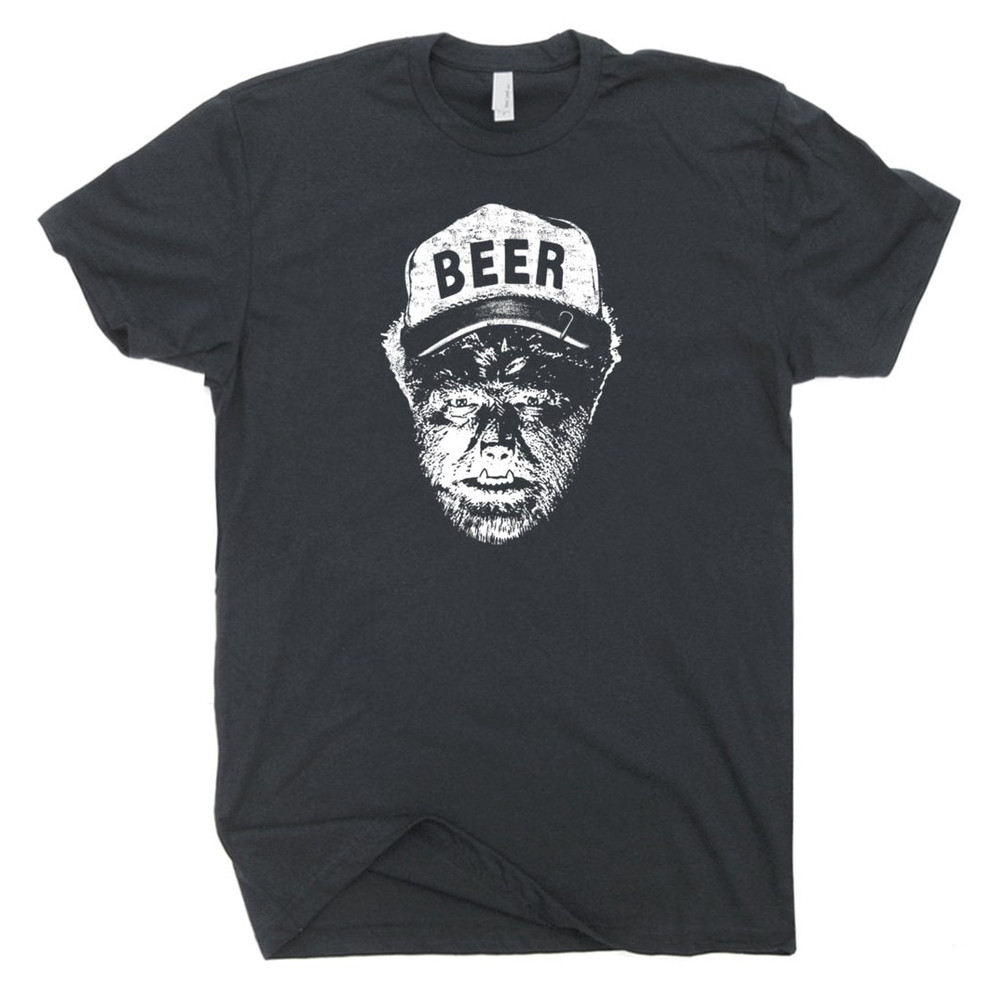Wolfman T Shirt Funny Beer Shirts Cool Alcohol Drinking Shirt Funny Halloween Shirt Gift For Men Womens Ladies Vintage Horror Movie Monster - 2.jpg