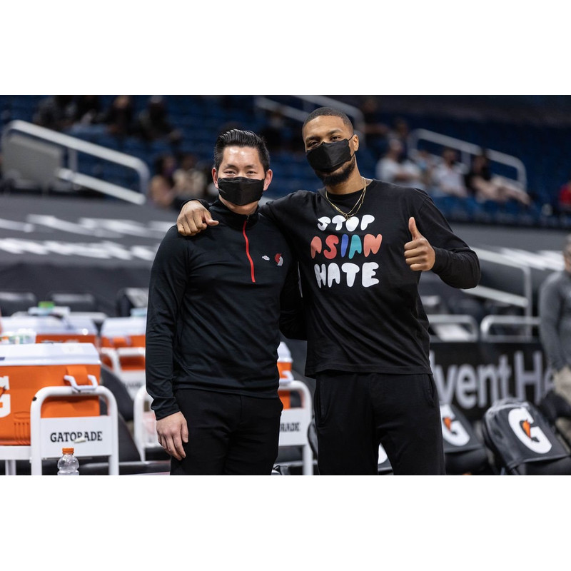 Damian Lillard Stop Asian Hate , #StopAsianHate Shirt, AAPI Support Shirt, End Hate Shirt, End Racism Shirt, Anti Asian Discrimination - 1.jpg