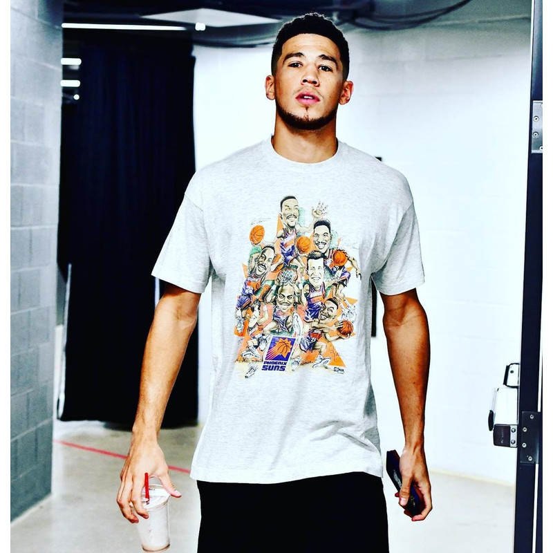 Devin booker Phoenix Suns Caricature 90’s T-shirt Suns in 4 shirt, Phoenix Suns shirt , suns t shirt , Devin booker shirt - UNISEX - 1.jpg