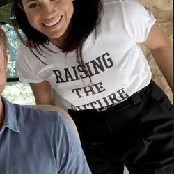 meghan markles raising the future t-shirt - unisex