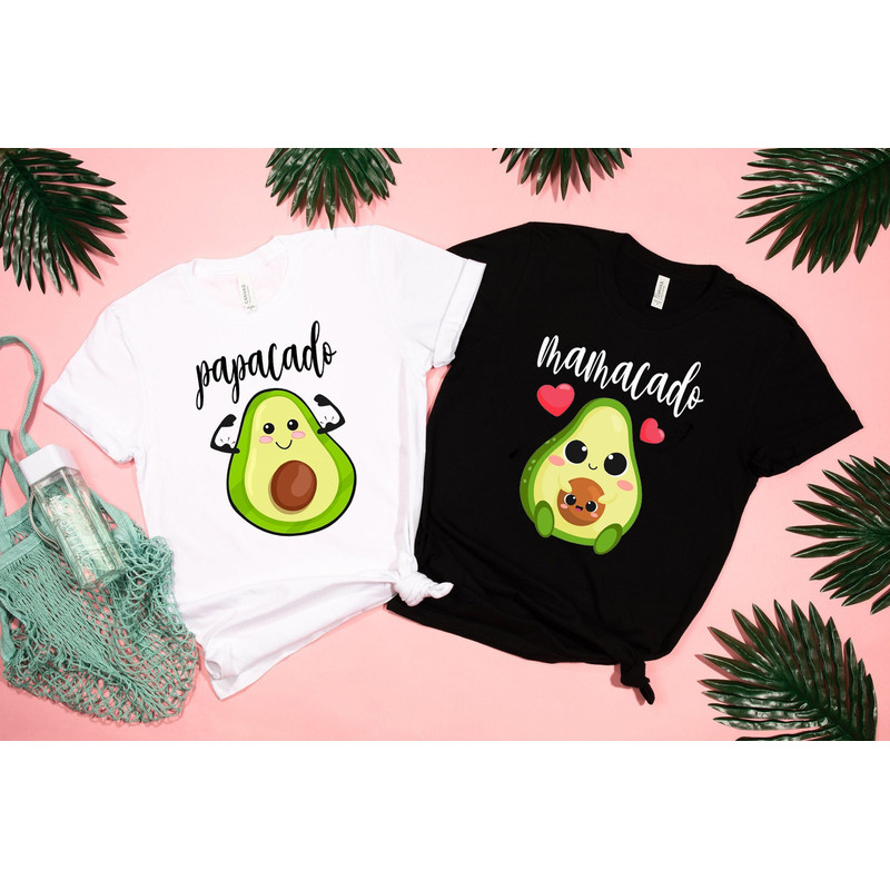 mamacado papacado shirt , Pregnancy announcement shirt, Baby Announcement shirt as a gift for new parents, for first time parents couples - 1.jpg