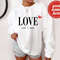 Love shirt - Personalized Valentine's day sweatshirt, couple matching Valentine Shirt, valentines gift for him, valentines for her - Unisex - 3.jpg