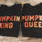 Pumpkin Queen - Pumpkin king, Couple Shirts, Cute His and Her Halloween, Matching Halloween, Halloween 2021, Sweatshirt, lovers Crewneck - 1.jpg