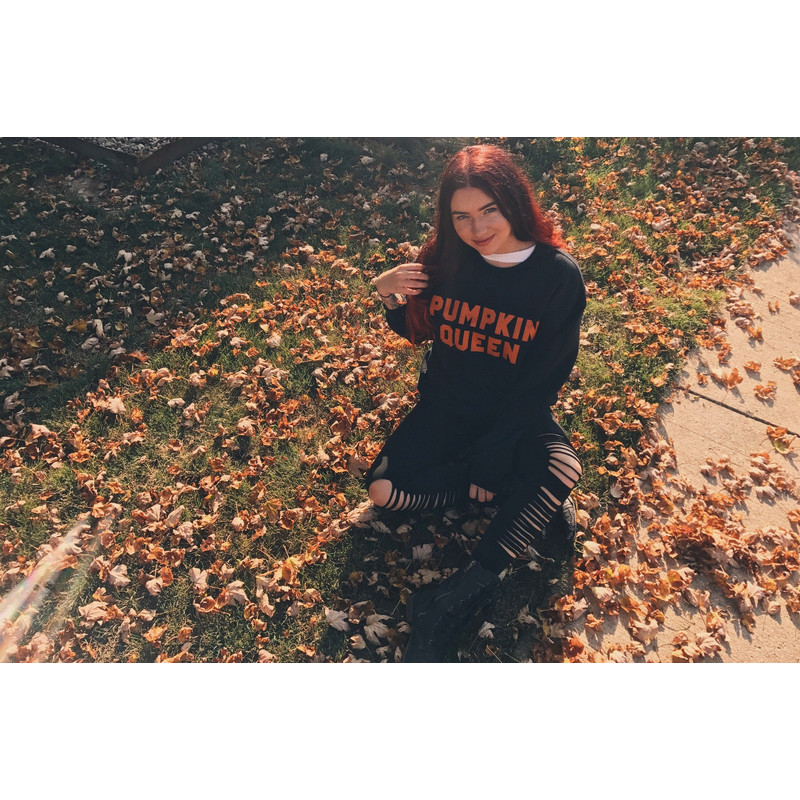 Pumpkin Queen - Pumpkin king, Couple Shirts, Cute His and Her Halloween, Matching Halloween, Halloween 2021, Sweatshirt, lovers Crewneck - 5.jpg