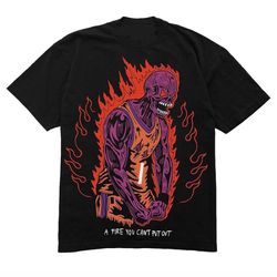 suns x warren lotas a fire you cant put out purple skeleton t-shirt , suns in 4 , phoenix suns shirt , suns shirt, devi