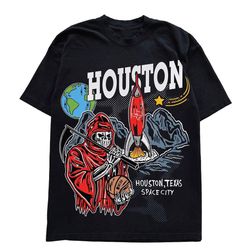 warren lotas houston rockets  houston,texas space city  nba t shirt - unisex