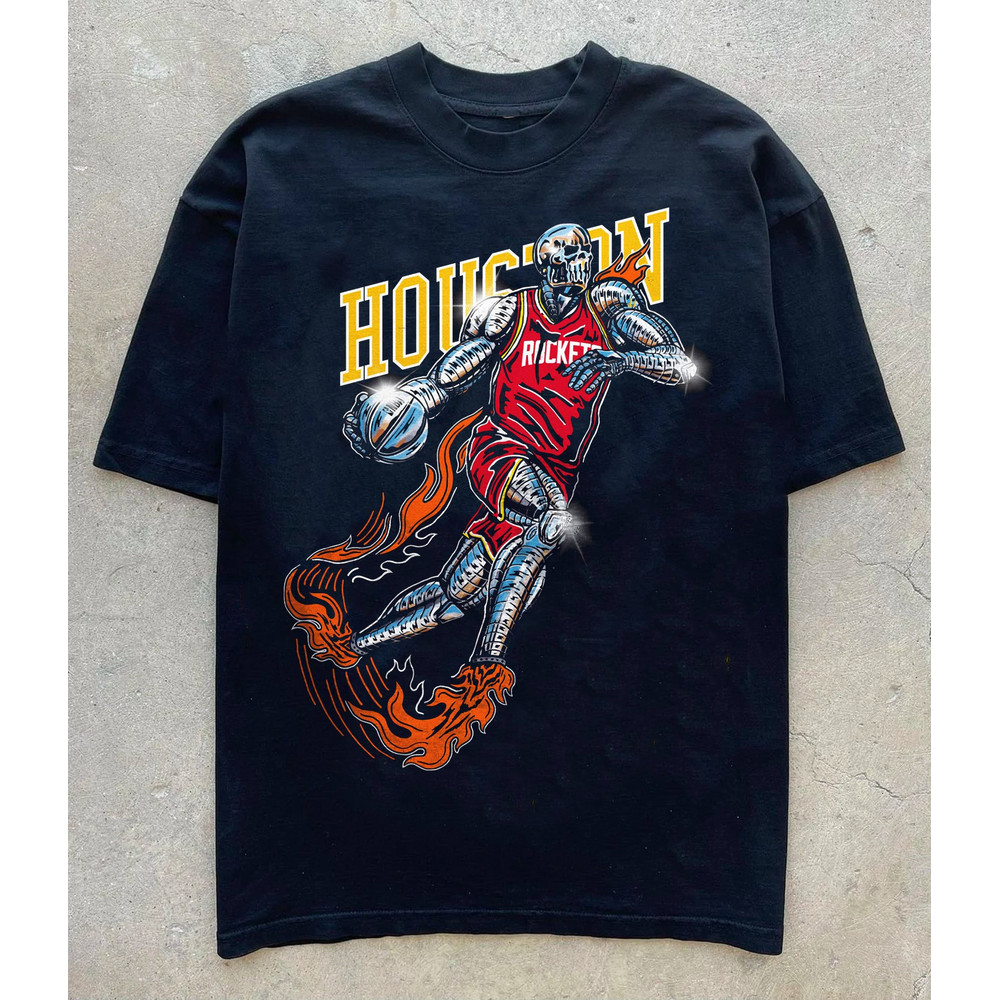 Warren Lotas Houston Rockets vintage t shirt  NBA t shirt - UNISEX - 1.jpg