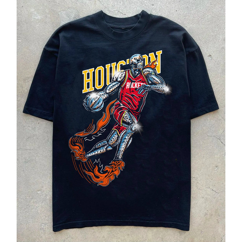 Warren Lotas Houston Rockets vintage t shirt  NBA t shirt - UNISEX - 1.jpg