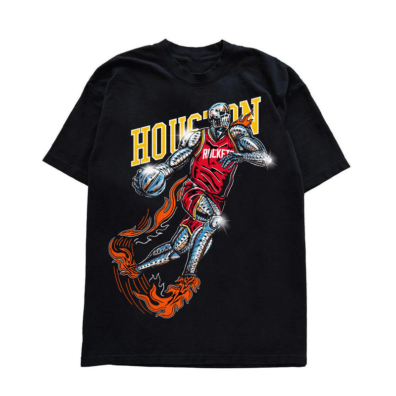 Warren Lotas Houston Rockets vintage t shirt  NBA t shirt - UNISEX - 2.jpg