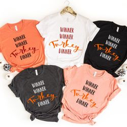 winner winner turkey dinner shirt, thanksgiving t-shirt, buffalo plaid thanksgiving shirt, thanksgiving family shirts, t