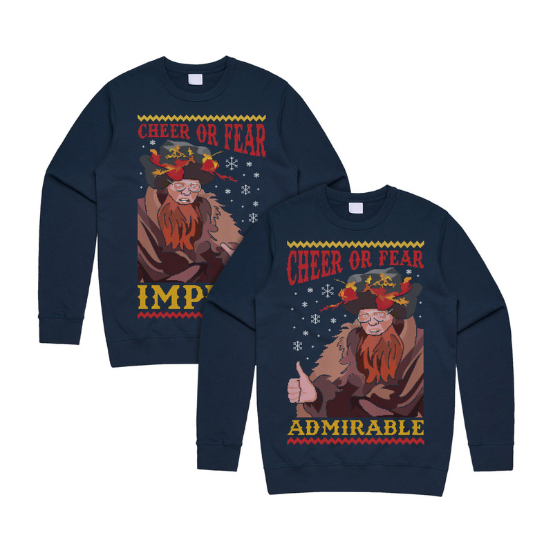 Belsnickel Impish Admirable Dwight Schrute The US Office His & Hers Matching Jumper Sweater Sweatshirt Christmas Best Friends - 1.jpg