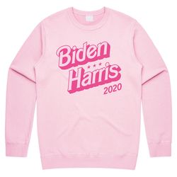 Biden Harris Pink 2020 Jumper Sweater Sweatshirt US Election Campaign Joe For President Kamala Funny