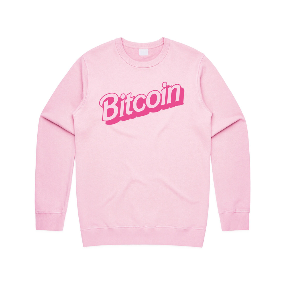 Bitcoin Pink Retro Jumper Sweater Sweatshirt Funny Cryptocurrency Crypto BTC Doge Coin Ethereum Meme - 2.jpg
