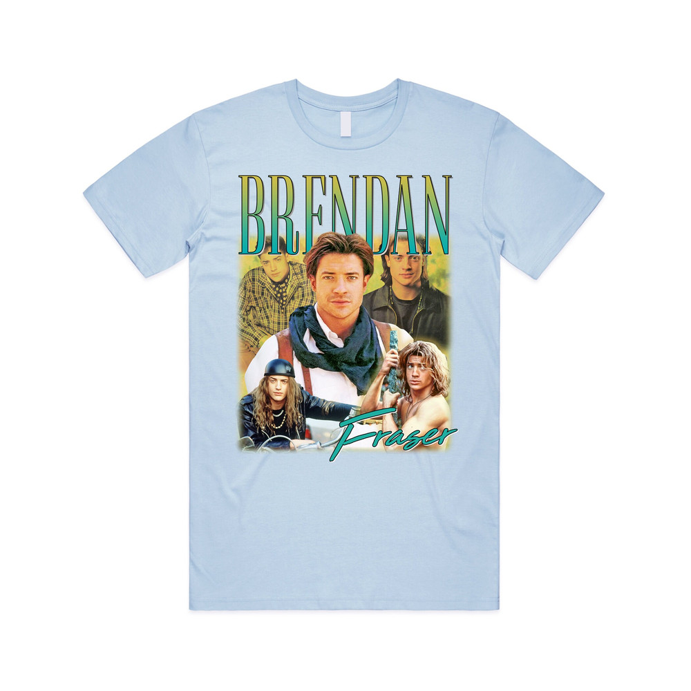Brendan Fraser Homage T-shirt Tee Top Funny Retro 90s Gift TV Show Men’s Women’s - 4.jpg