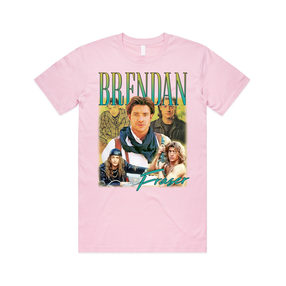 Brendan Fraser Homage T-shirt Tee Top Funny Retro 90s Gift TV Show Men’s Women’s - 5.jpg