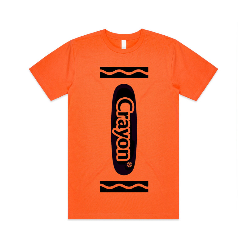 Crayon T-shirt Tee Top World Book Day Funny Fancy Dress Adult Children's Kids - 6.jpg