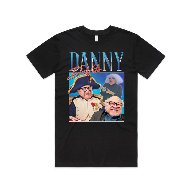 Danny DeVito Homage T-Shirt Tee Top US Movie Director Film Icon Retro 80's 90's Vintage Funny Gift - 1.jpg