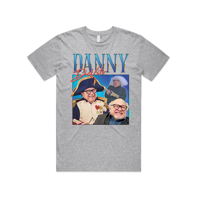 Danny DeVito Homage T-Shirt Tee Top US Movie Director Film Icon Retro 80's 90's Vintage Funny Gift - 2.jpg