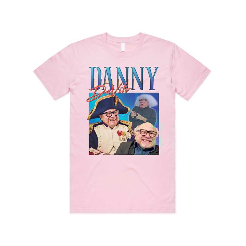 Danny DeVito Homage T-Shirt Tee Top US Movie Director Film Icon Retro 80's 90's Vintage Funny Gift - 4.jpg