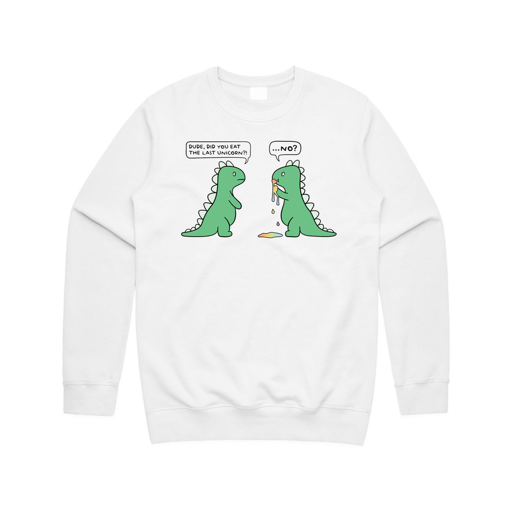Did You Eat The Last Unicorn No Jumper Sweater Sweatshirt Funny Dinosaur T-rex Gift - 5.jpg