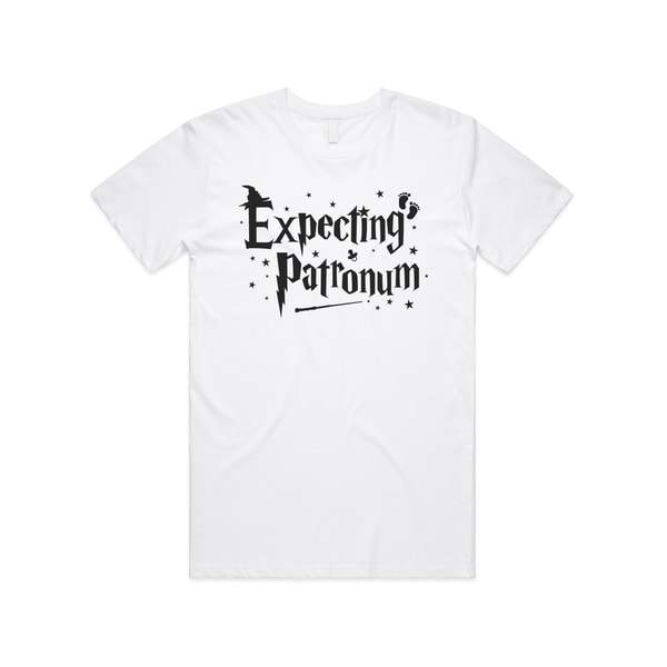 Expecting Patronum T-shirt Tee Top Funny Expecto Pregnancy Reveal Potter Baby Shower - 1.jpg
