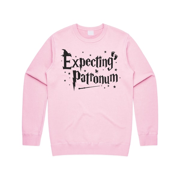 Expecting Patronum Jumper Sweater Sweatshirt Funny Expecto Pregnancy Reveal Potter Baby Shower - 3.jpg