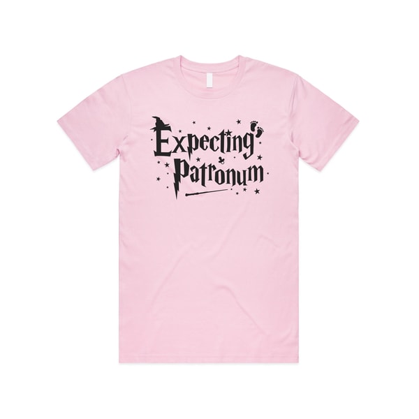 Expecting Patronum T-shirt Tee Top Funny Expecto Pregnancy Reveal Potter Baby Shower - 3.jpg
