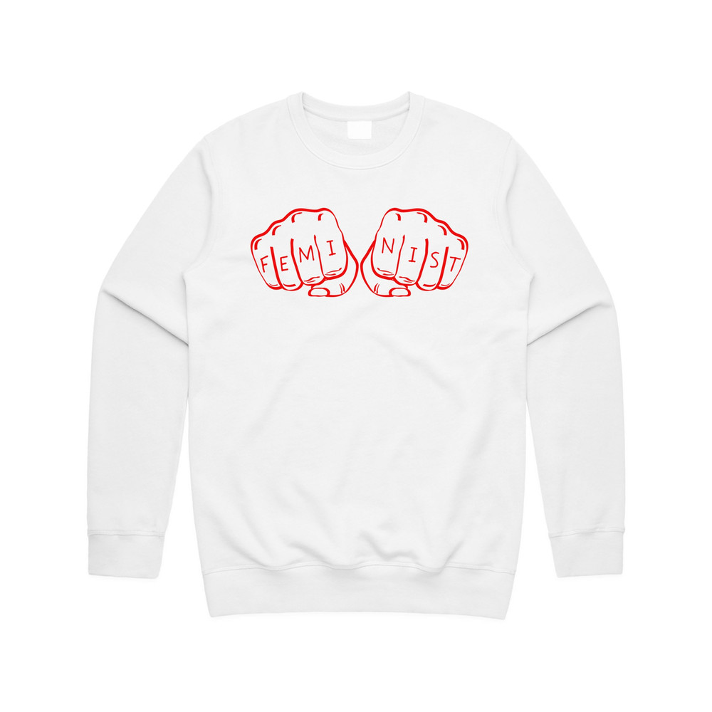 Feminist Fists Jumper Sweater Sweatshirt Feminism Support Women's Rights Activist - 1.jpg