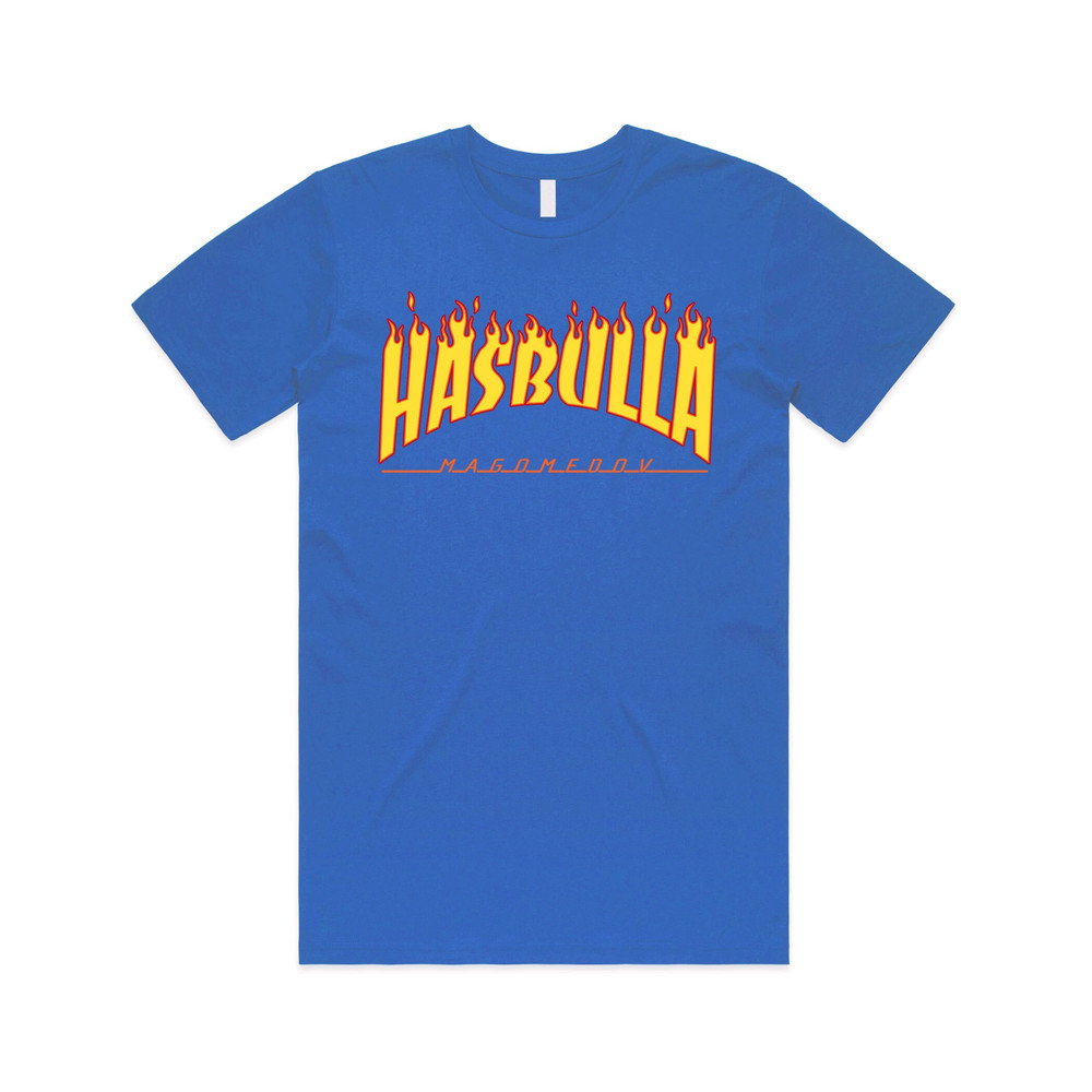 Hasbulla Magomedov Flames T-shirt Tee Top Funny Internet Gift Meme Retro 90's Fire - 3.jpg