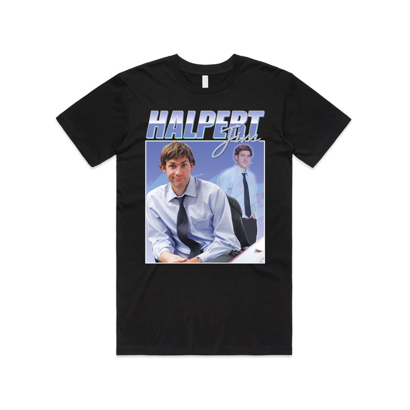Jim Halpert Homage T-shirt Tee Top US Office TV Show Retro 90's Vintage Funny - 2.jpg