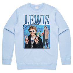lewis capaldi homage jumper sweater sweatshirt meme scottish icon retro 90s vintage funny