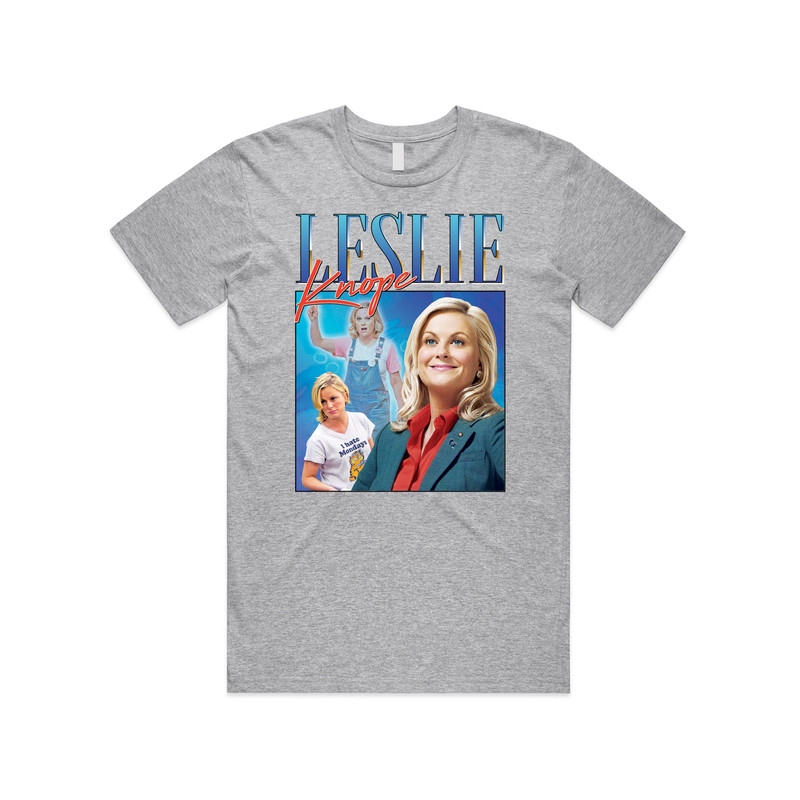 Leslie Knope Homage T-shirt Tee Top Parks & Rec TV Show Gift Retro 90's Vintage Funny - 5.jpg