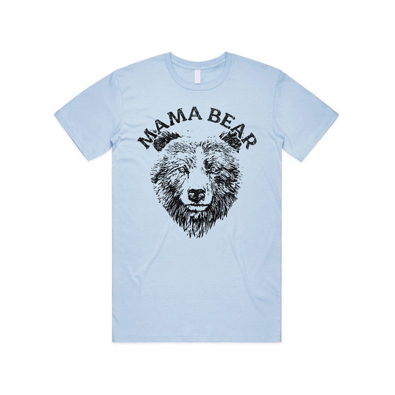 Mama Bear Illustration T-shirt Tee Top Cute Shirt Mom Mum Mother Women's Gift - 3.jpg
