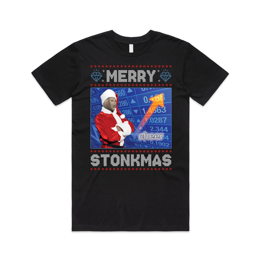 Merry Stonkmas T-shirt Tee Top Christmas Xmas Stocks & Shares GME Gamestop Trading Crypto Funy Gift - 2.jpg