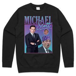michael scott homage jumper sweater sweatshirt us office tv show retro 90s vintage funny