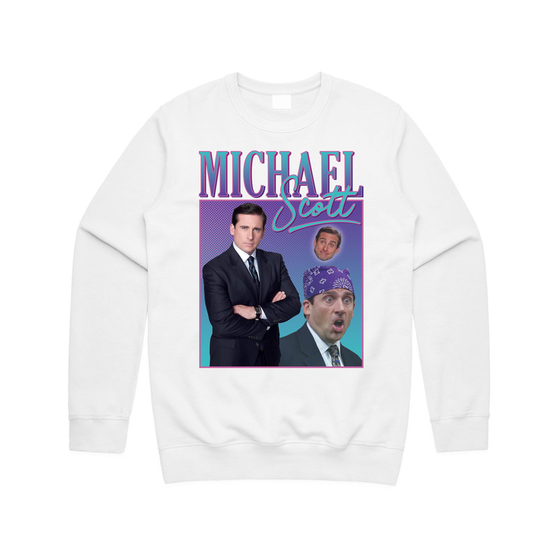 Michael Scott Homage Jumper Sweater Sweatshirt US Office TV Show Retro 90's Vintage Funny - 2.jpg