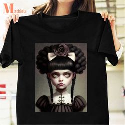 wednesday addams vintage t-shirt, wednesday addams shirt, wednesday movie shirt