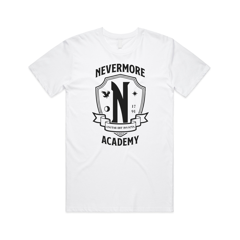 Nevermore Academy T-shirt Tee Top Wednesday Addams Top Funny TV Show Gift Unisex - 2.jpg