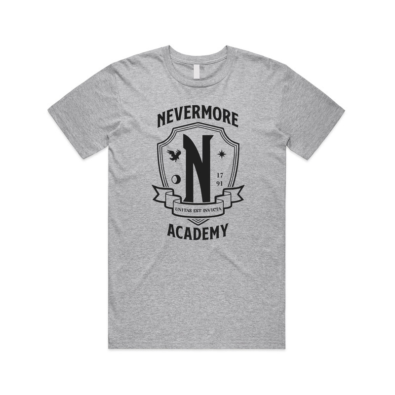 Nevermore Academy T-shirt Tee Top Wednesday Addams Top Funny TV Show Gift Unisex - 3.jpg