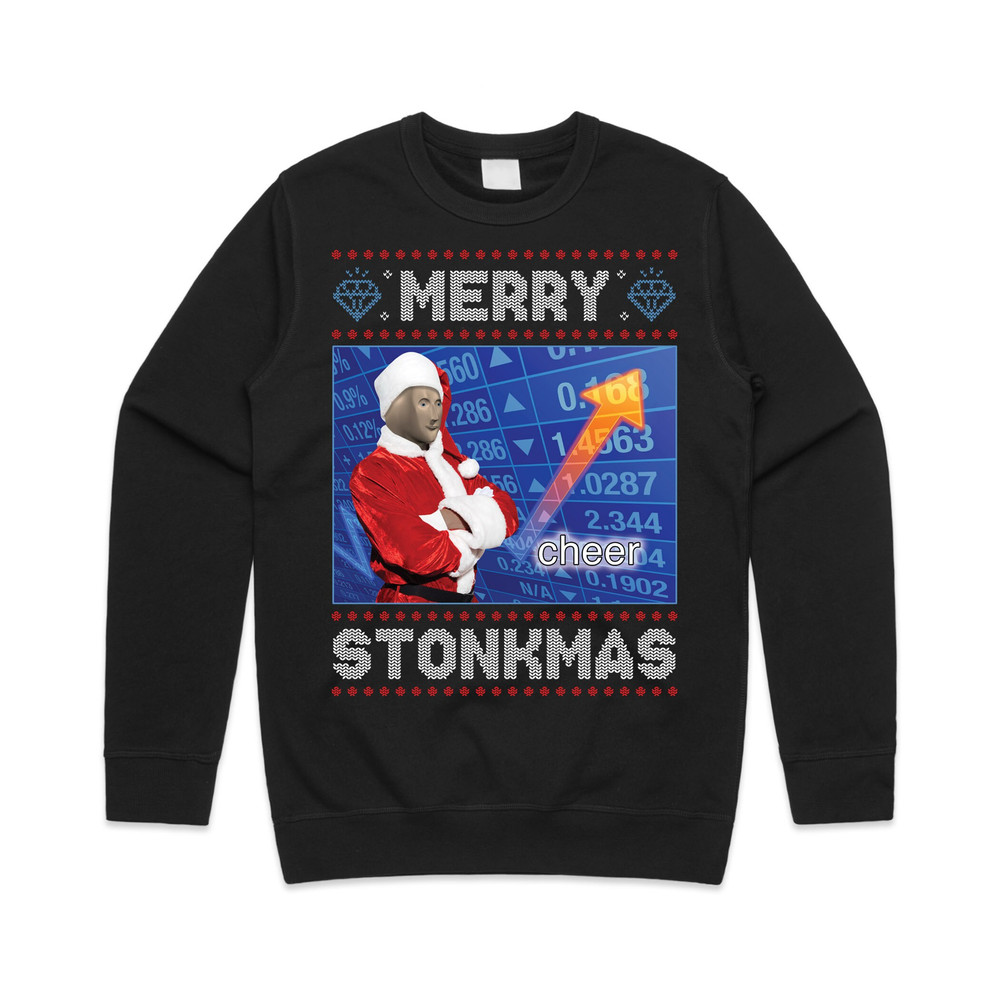 Merry Stonkmas Jumper Sweater Sweatshirt Christmas Xmas Stocks & Shares GME Gamestop Trading Crypto Funy Gift - 2.jpg